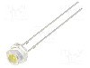 Dioda LED, 4,8mm, alb rece, 28...30lm, 20mA, 11,6...13,6V, OPTOSUPPLY - OSW4G456F1A