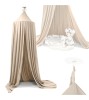 Baldachin bej deschis pentru pat copii, 290 cm (Baldachin Curtain)