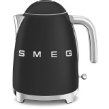 Fierbator electric Smeg KLF03BLMEU, 2400W, 1.7 L, Negru mat