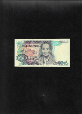 Rar! Indonezia Indonesia 1000 rupiah rupii 1980 seria166359 foto