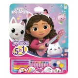 SET PENTRU DESEN GIGA BLOCK 5 IN 1 GABBY DOLLHOUSE