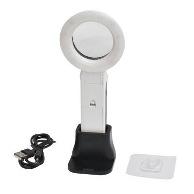 Lupa de Marit 16x50mm cu Lumina, Suport si Alimentare / TH-7020A foto