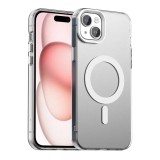 Husa iPhone 15 Plus Asteroid GSM CandyCase MagSafe, alb