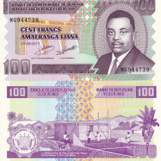 BURUNDI 100 francs 2011 UNC!!!