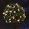 Ghirlanda Solara Flori, 2.4m, 25 LED Alb Cald, Gradina, Exterior, Decorativa, Best CarHome