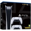 Consola PlayStation 5 PS5 Digital Edition, 2 Controllere SH, SSD Ultra-Rapid, Compatibilitate Jocuri PS4, Garantie