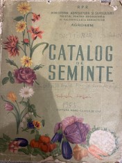 Catalog de seminte al trustului AGROSEM - 1958