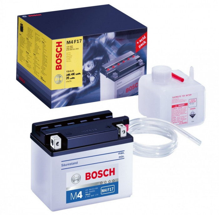 Baterie Moto Bosch M4 4Ah 12V 50A 0 092 M4F 170