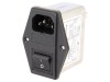 Conector Alimentare AC 4A 250VAC IEC 60320 FYQ04A1