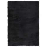Cumpara ieftin Covor shaggy cu pom inalt, NAVARRA, negru, 160x230cm, poliester