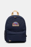New Era rucsac culoarea bleumarin, mic, cu imprimeu, 60667095