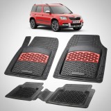 Cumpara ieftin Covorase Skoda Yeti I Compatibile 2009-2017 | Red