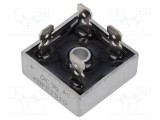 Punte redresoare monofazată DC COMPONENTS 1kV 25A MB-25