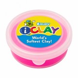 Cumpara ieftin Plastilina pentru creatii handmade, efect neon stralucitor, modelaj flexibil, 18 g, roz neon