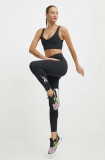 Reebok leggins de antrenament Identity Training culoarea negru, cu imprimeu, 100075417