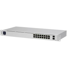 SWITCH. PoE Ubiquiti, port Gigabit x 16, SFP SFP x 2, managed, rackabil, carcasa metalica, &quot;USW-16-POE-EU&quot; (timbru verde 2 lei)