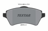 Set placute frana TEXTAR 2361501