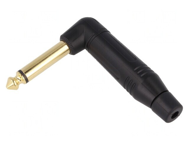 Mufă Jack 6,3mm Mono 90&deg;