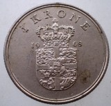 7.957 DANEMARCA FREDERIK IX 1 KRONE 1968 CS