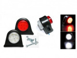 Lampa Gabarit LED 24V, MAR045, Laterala, Alb/Rosu, Camion, Remorca, Autobuz, 80x90mm