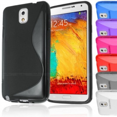 Husa Silicon S-line Sam Galaxy i8552 Negru foto
