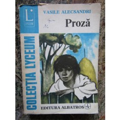 PROZA-VASILE ALECSANDRI