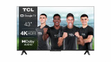 TCL 43&quot;-108CM LED Smart TV 4K Black