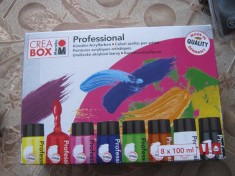 Set de vopsele acrilice Marabu CreaBox profesional 8x100ml foto
