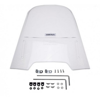 Parbriz universal moto cu prinderi, inaltime 50cm foto