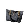Geanta de Umar, Model Imprimeu Geometric si Lanturi Aurii - Negru 27x22x10 cm, Alb, Maro, Oem