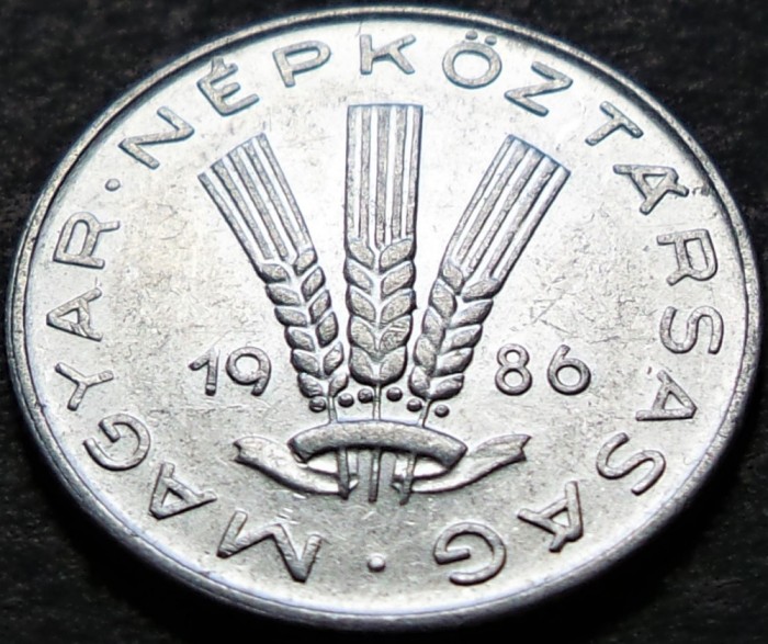 Moneda 20 FILERI / FILLER - RP UNGARA / Ungaria Comunista, anul 1986 * cod 3683