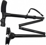 Baston de sprijin Magic Cane pliabil cu lanterna si pivoti stabilizatori