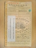 B987-Carnet Economii vechi Belgia Olanda 1940-1965 cu stampila fata 10 02 1900.