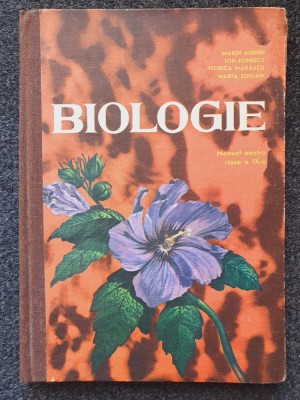 BIOLOGIE MANUAL PENTRU CLASA IX-A - Andrei, Marascu foto