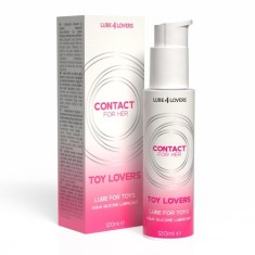 Lubrifianti - Lube4Lovers Contact pentru Ea Lubrifiant pentru Jucarii 120ml Lubrifiant cu Apa si Silicon Alunecare Premium