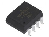 Optocuplor SMD 3,75kV 10Mbps Gull Wing 8 pini