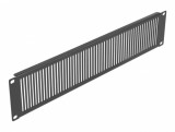 Panou 19&quot; 2U cu fante de ventilatie verticale Negru, Delock 66671