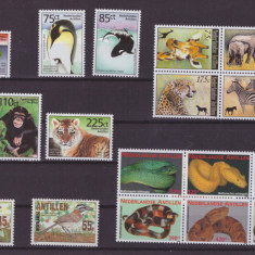 178-ANTILELE OLANDEZE-FAUNA-Lot de 18 timbre nestampilate MNH