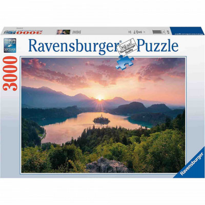 Puzzle Lacul Bled Slovenia, 3000 Piese foto