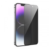 Cumpara ieftin Folie de protectie Ecran Privacy HOCO G15 pentru Apple iPhone 16 Plus / 15 Plus, Sticla Securizata, Full Glue, 5D