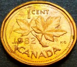 Moneda 1 CENT - CANADA, anul 1982 * cod 2234