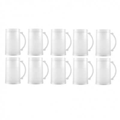Set 10 Halbe cu pereti dubli pentru congelator, 460 ml foto