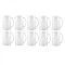 Set 10 Halbe cu pereti dubli pentru congelator, 460 ml