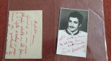 Lot fotografie cu dedicatie + scrisoare - Teodor Diaconescu