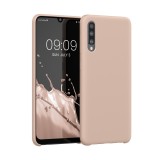 Husa kwmobile pentru Samsung Galaxy A50, Silicon, Roz, 48715.225