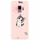 Husa silicon pentru Samsung S9, Cute Cat 101