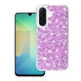 Husa cu sclipici pentru samsung galaxy a26 5g, glitter, magenta
