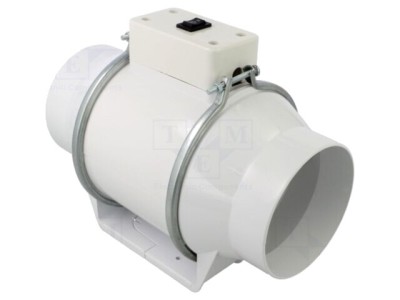 Ventilator: AC axial 230VAC &amp;Oslash;98mm 180&amp;divide;160m3/h 48dBA glisare foto