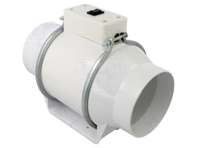 Ventilator: AC axial 230VAC &Oslash;98mm 180&divide;160m3/h 48dBA glisare
