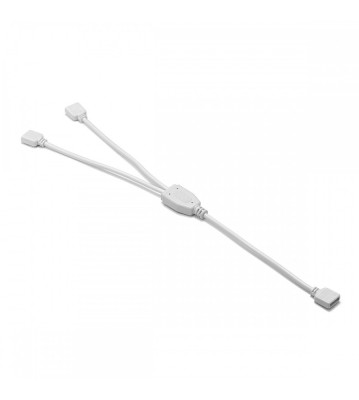 Cablu Splitter Conector RGB 1 la 2 cai, 4 Pini, 10mm, Female, 30 cm foto
